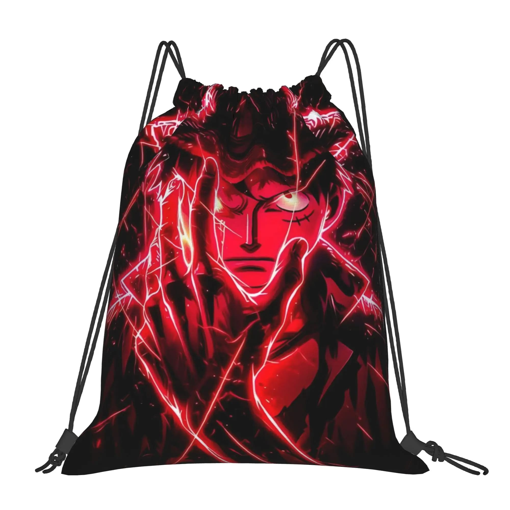 Monkey D. Luffy One Piece Laptop Backpack for Snorkeling, Horse riding, Beach and Diving with Closure Cord