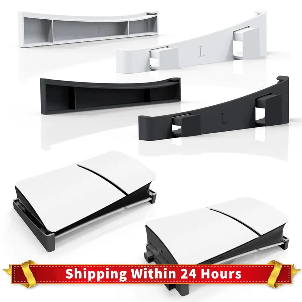 Supporto orizzontale con supporto base antiscivolo per mads Accessori Supporto per rack host salvaspazio per console PS5 Slim