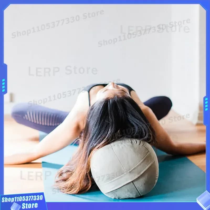 Professional Iyengar Yoga Pillow Suede Yin Yoga Aid Cushion for Pregnant Women Support Block Meditation Rest Bolster Fitness