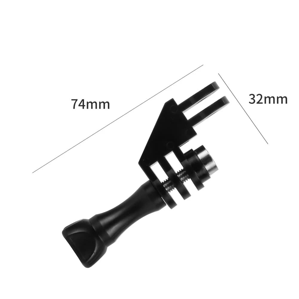 A14G 360 Degree Rotating Joint Connector Bracket 90 Degree Elbow Tripod Mount Adapter for 13 12 11 Action Camera