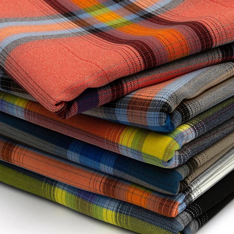 Tessuto scozzese a quadri in poliestere twill tinto in filo 150cmx50cm per gonna a pieghe JK, uniformi, borse e capi d'abbigliamento
