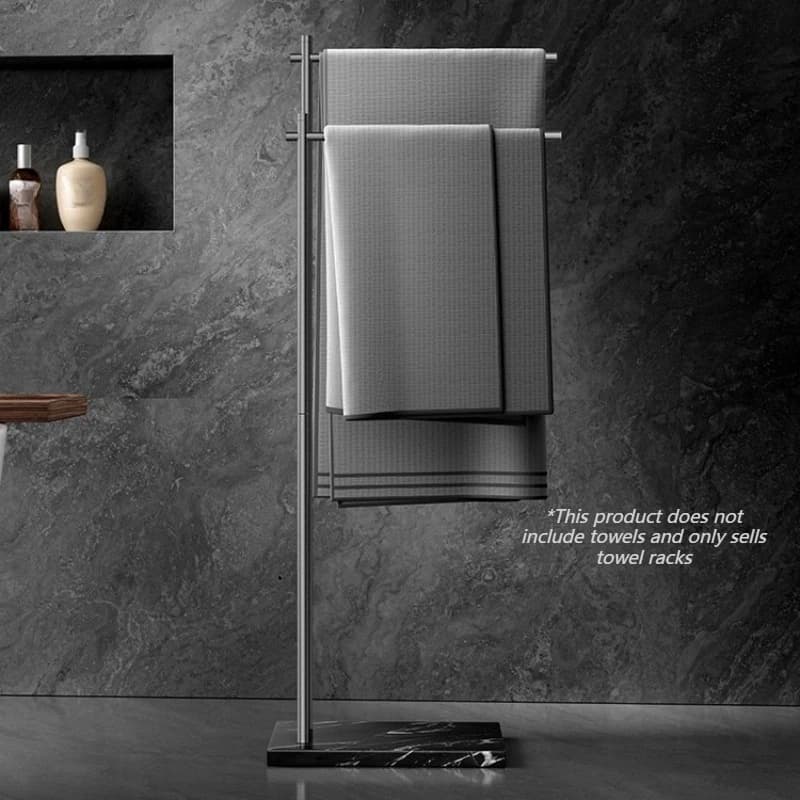 Portasciugamani da bagno Portasciugamani semplici in marmo Porta asciugamani rimovibili senza trapano Porta asciugamani di lusso di grandi dimensioni