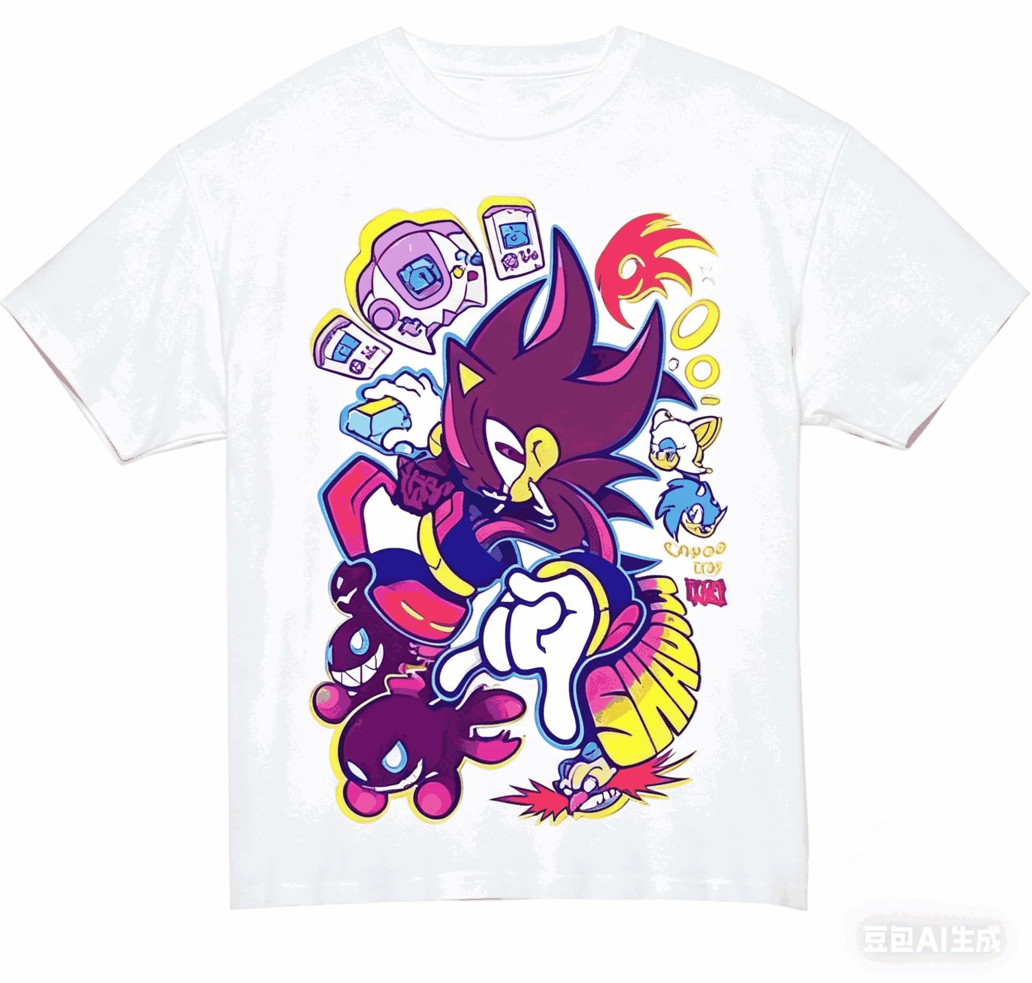 T-shirt in cotone Sonic the Hedgehog, nuovo modello 2026, abbigliamento personalizzato, per tutto l'anno, maniche corte, classica, per coppie