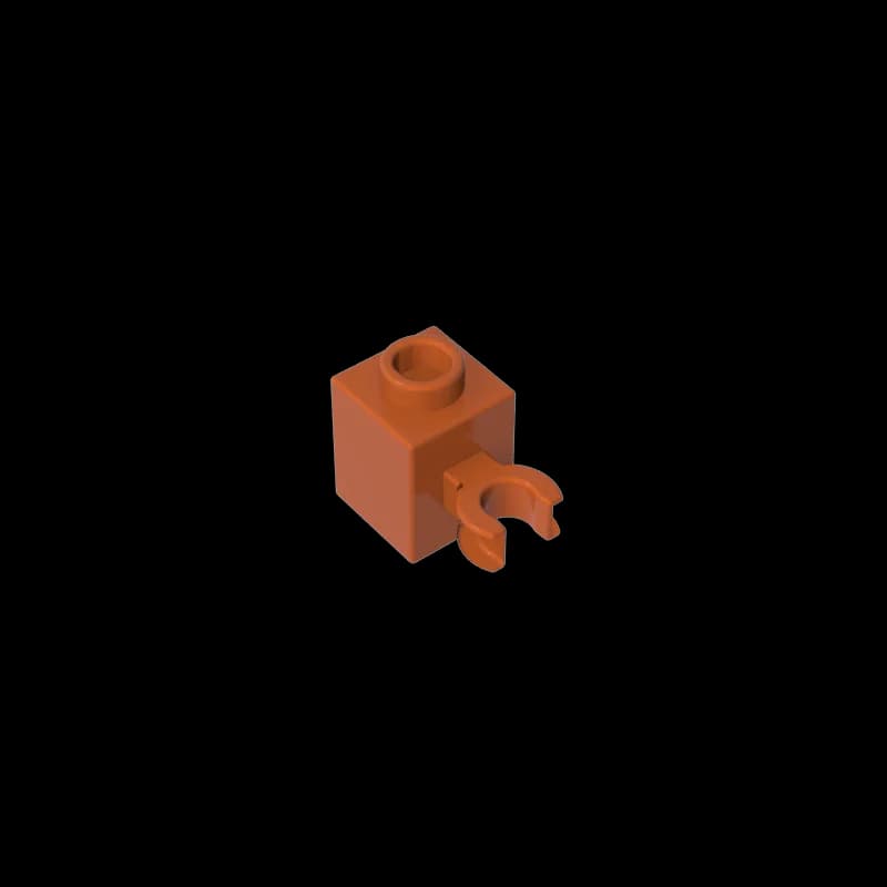 Gobricks 10 PZ 60475 Mattoni Mattoni Speciale 1x1 Parti con Clip Verticale Aperto O Clip Hollow Stud Compatibile MOC Building Block FAI DA TE