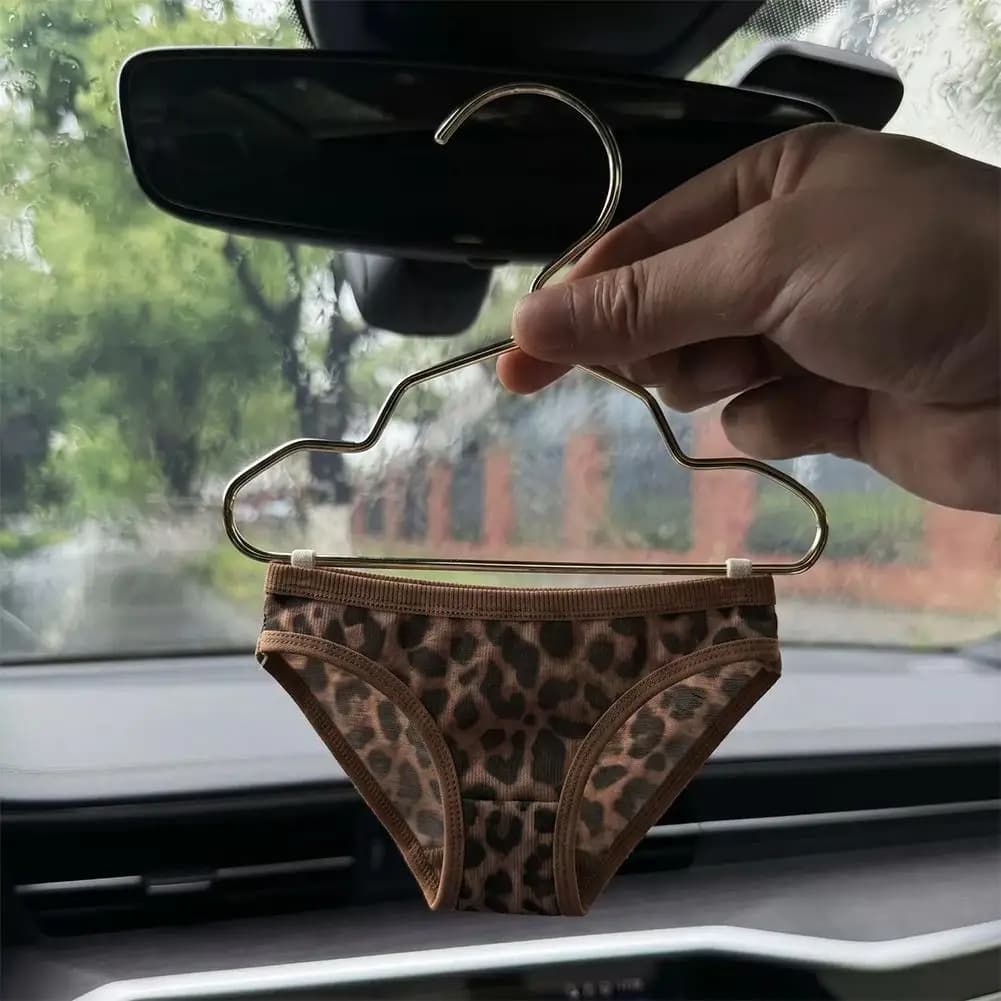 Funny Triangle Panties Car Pendant Creative Mini Briefs Underwear Rearview Mirror Hanging Ornament Auto Interior Decoration