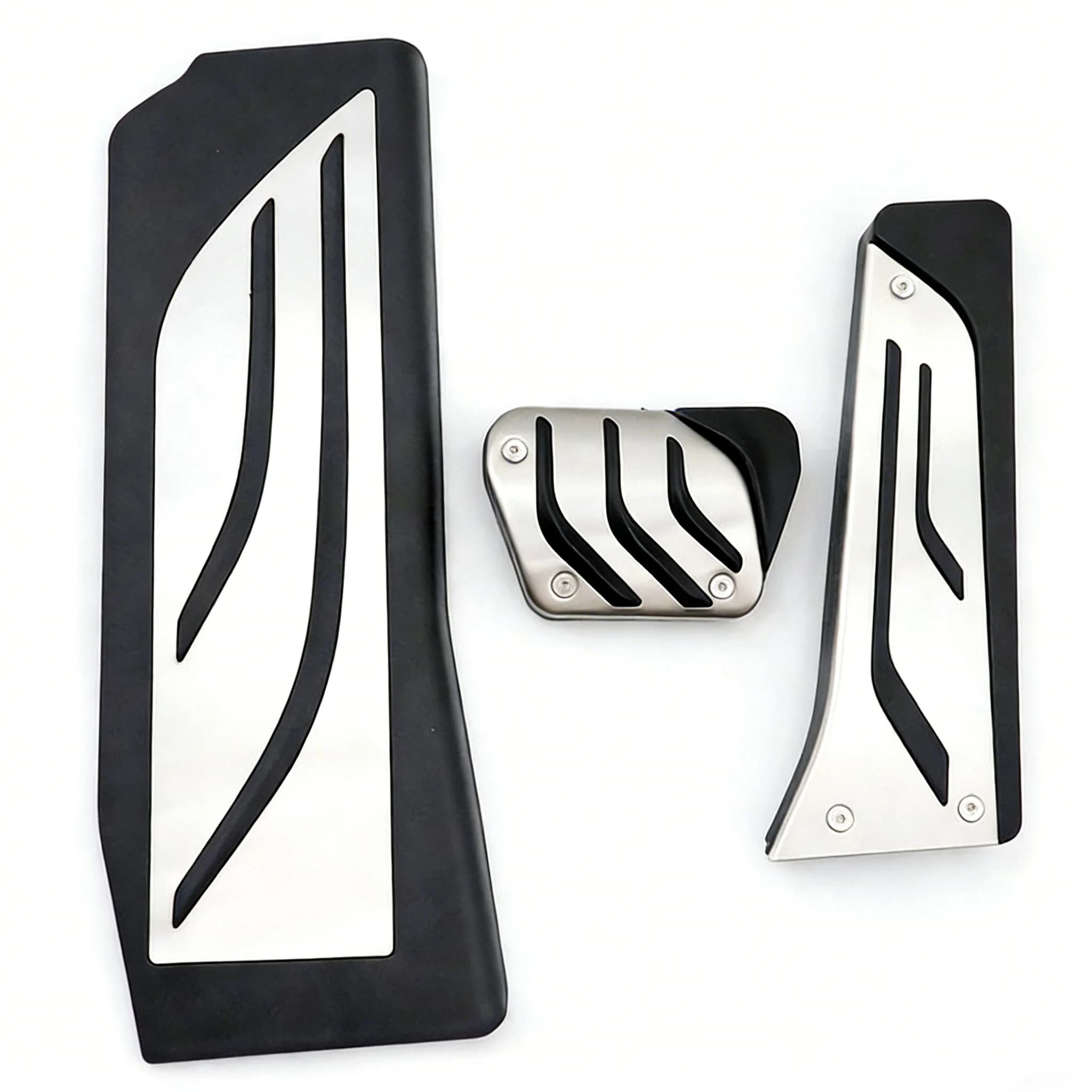 Copri Pedali in Alluminio M-Sport per BMW Serie 5 (G30/G31, 2018-2025) | Set di Pedali per Freno e Acceleratore con Poggiapiedi