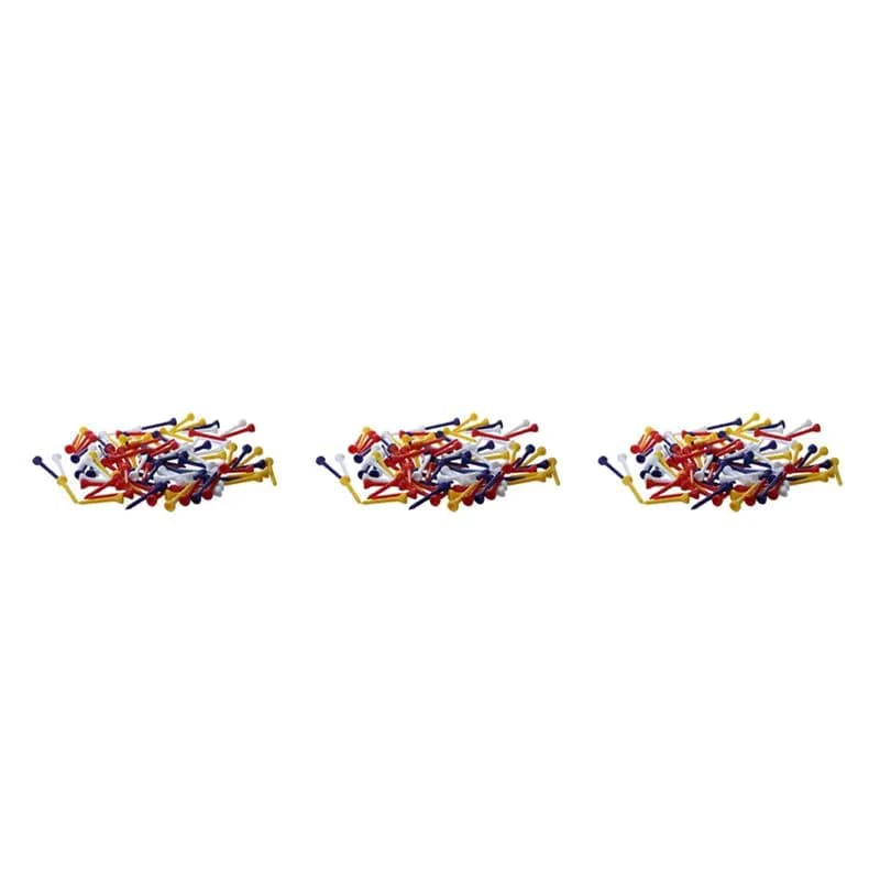 RTENTE-300Pcs 49Mm Color Mixed Plastic Golf Tees