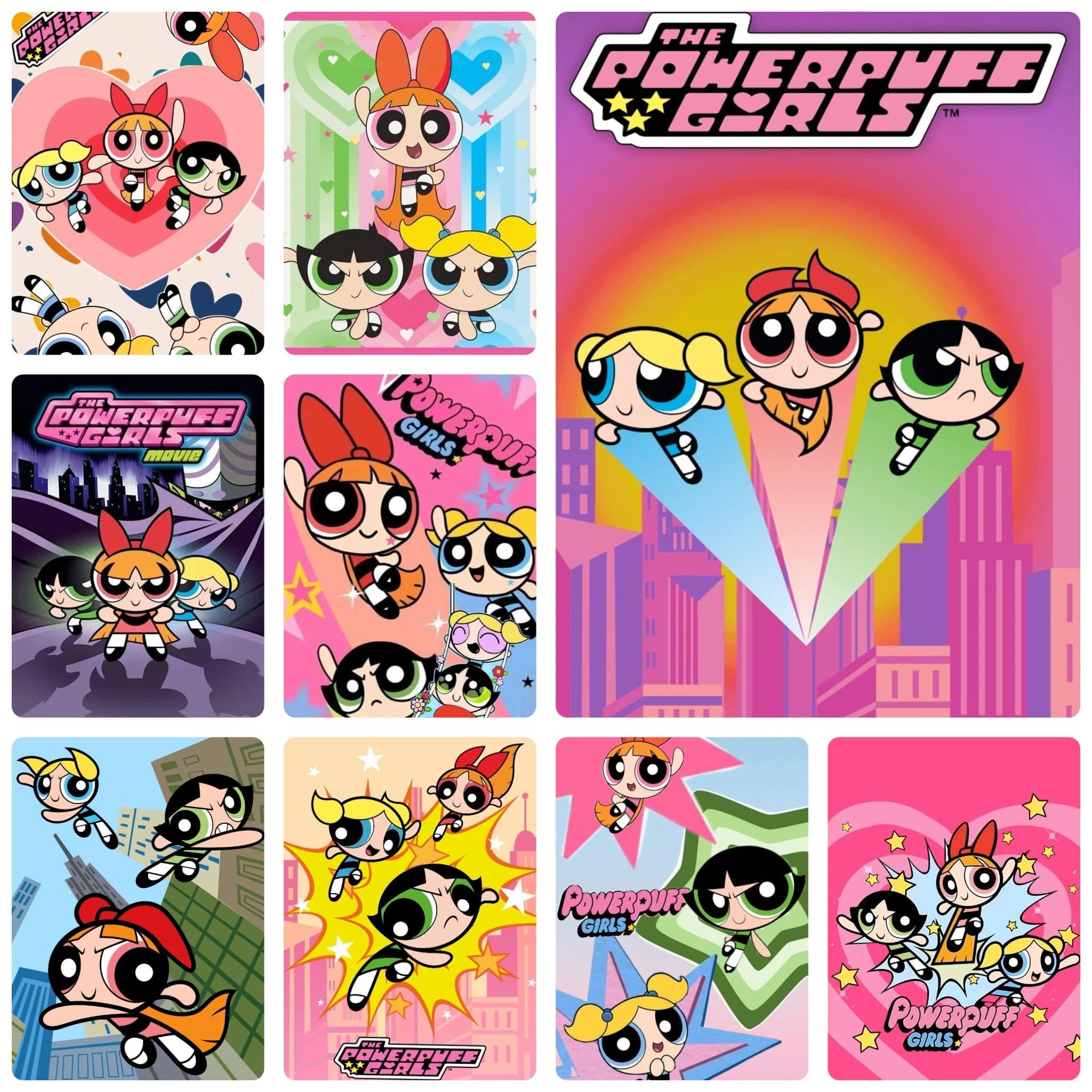 DIY The Powerpuff Girls Diamond Painting, Cheerful Nostalgic Cartoon Character For Living Room Wall Decoration Exquisite Gift