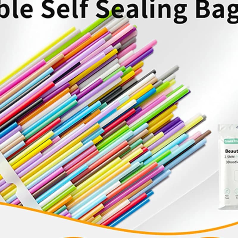 Low Temp PCL Filament 2.5mm 22/32 Colors for 3Doodler 3D Printing Pen Safe Kids Friendly Refill Strands