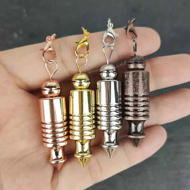 Pendolo in metallo aperto isis per divinazione Reiki Healing Spiritual Point Dowser Wicca pendolo in rame Goldl Color pendolo X232