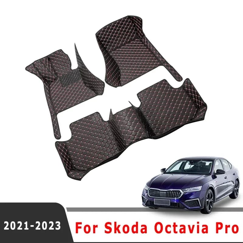 Tappetini per auto Tappeti per bagagliaio per Skoda Octavia 2025 2024 2023 2022 2021 Ricambi auto Accessori interni Prodotti automobilistici
