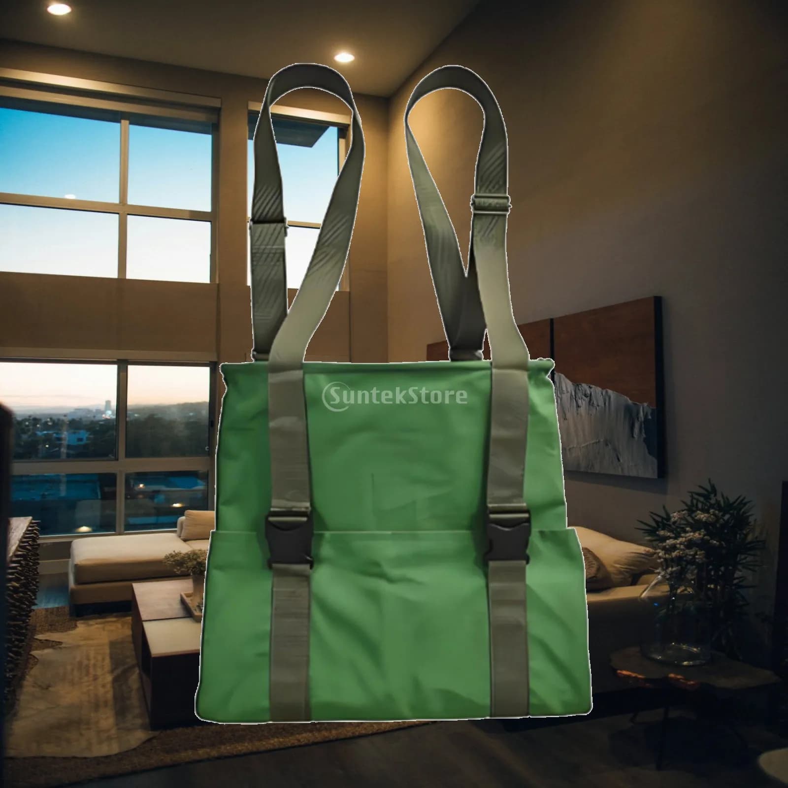 Canvas Industrial Pouch Comfortable Cross Back Harvest Bag for Quick Release Fruit Collecting