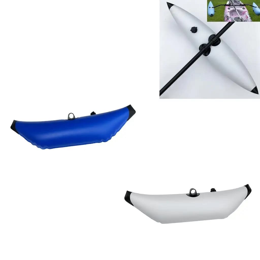 Stabilizzatore gonfiabile Boa galleggiante Galleggiante per acqua Accessorio per barca in canoa per kayak in PVC per la pesca e il pagaia in piedi