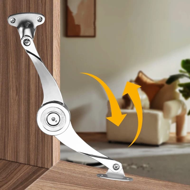 Arresto casuale Cerniera di supporto del coperchio Porta dell'armadio da cucina/stanza Cerniera lucidante regolabile Mobili Sollevamento patta Soggiorno Hardware di supporto