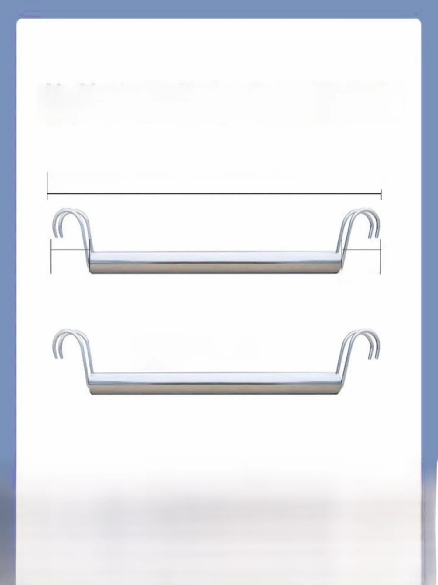 Open Style Stainless Steel Roofing Dresses for Interior, Wardrobe Accessories, Simple Installation Required