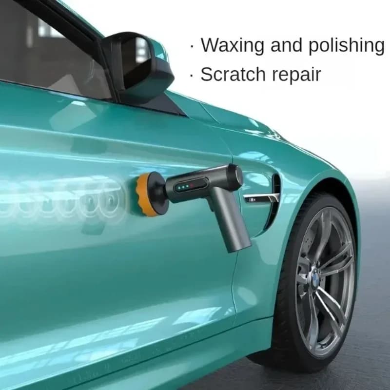 Utensile elettrico per lucidatrice per auto - Macchina wireless portatile per lucidatura, ceratura, pulizia e riparazione auto, accessori auto