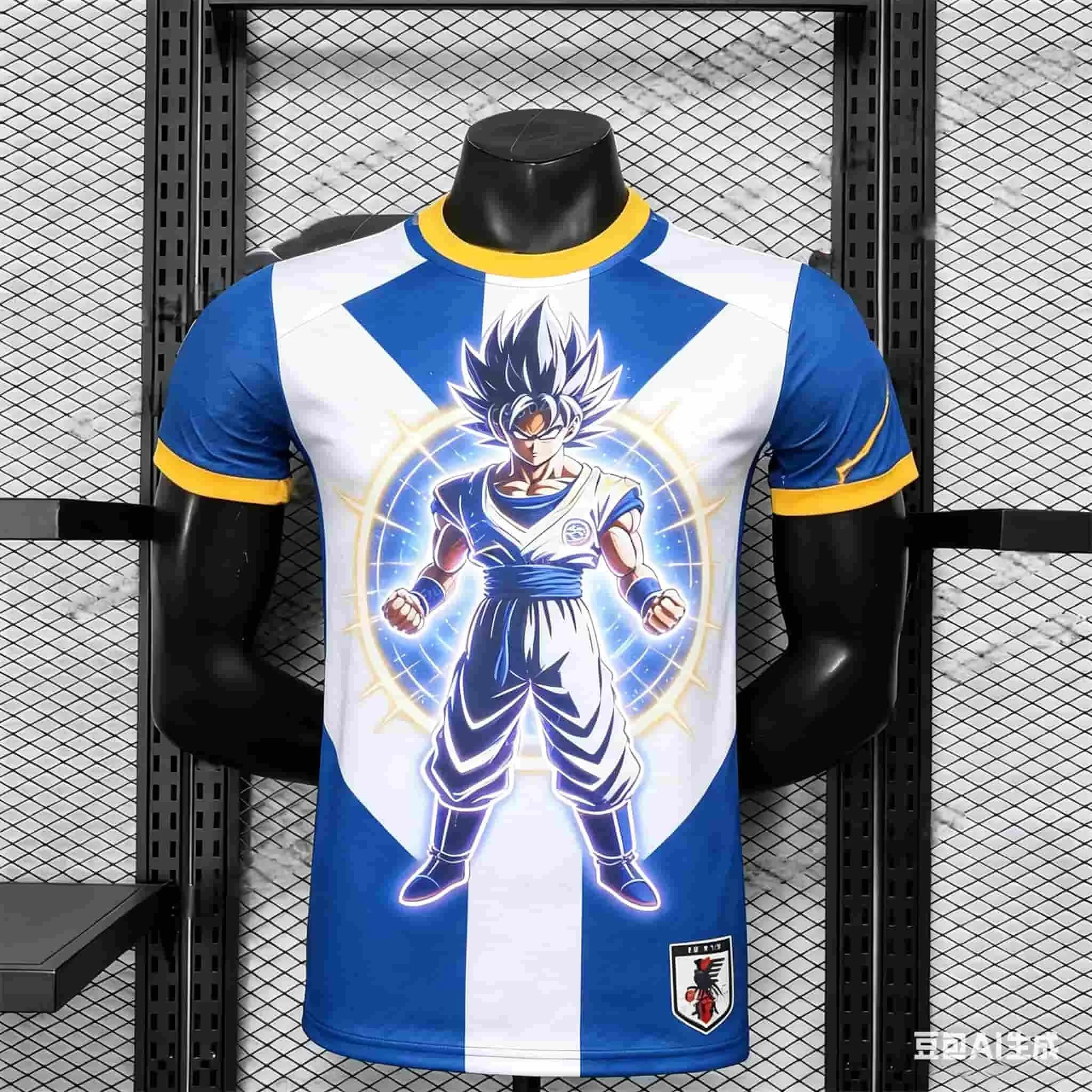 Nuova maglietta da calcio per uomo in edizione speciale di Dragon Ball Z, anime giapponese, maglietta sportiva speciale per uomo adulto