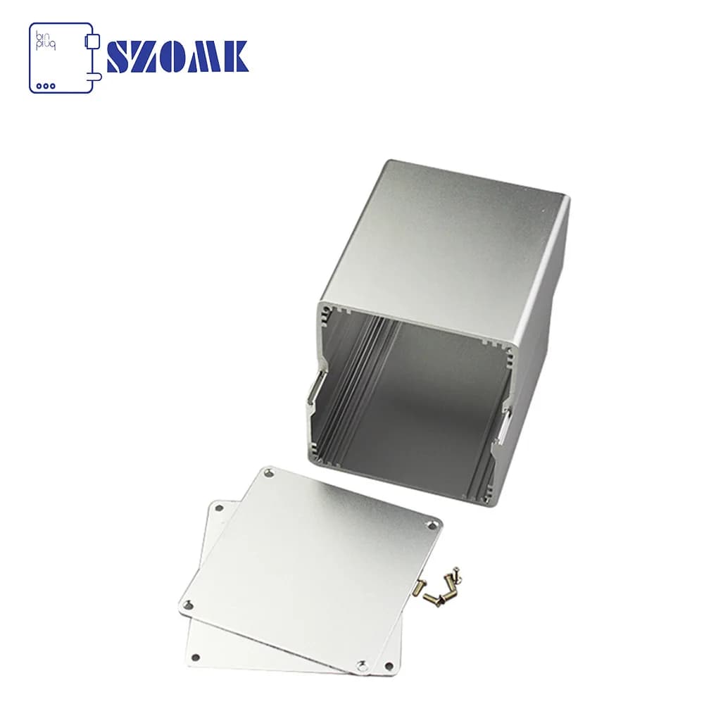 Extrusion Products Laser Engraver Electronic Logo Aluminum 90(h)x90(w)x130(h)mm Design Outdoor Aluminum Electric Box