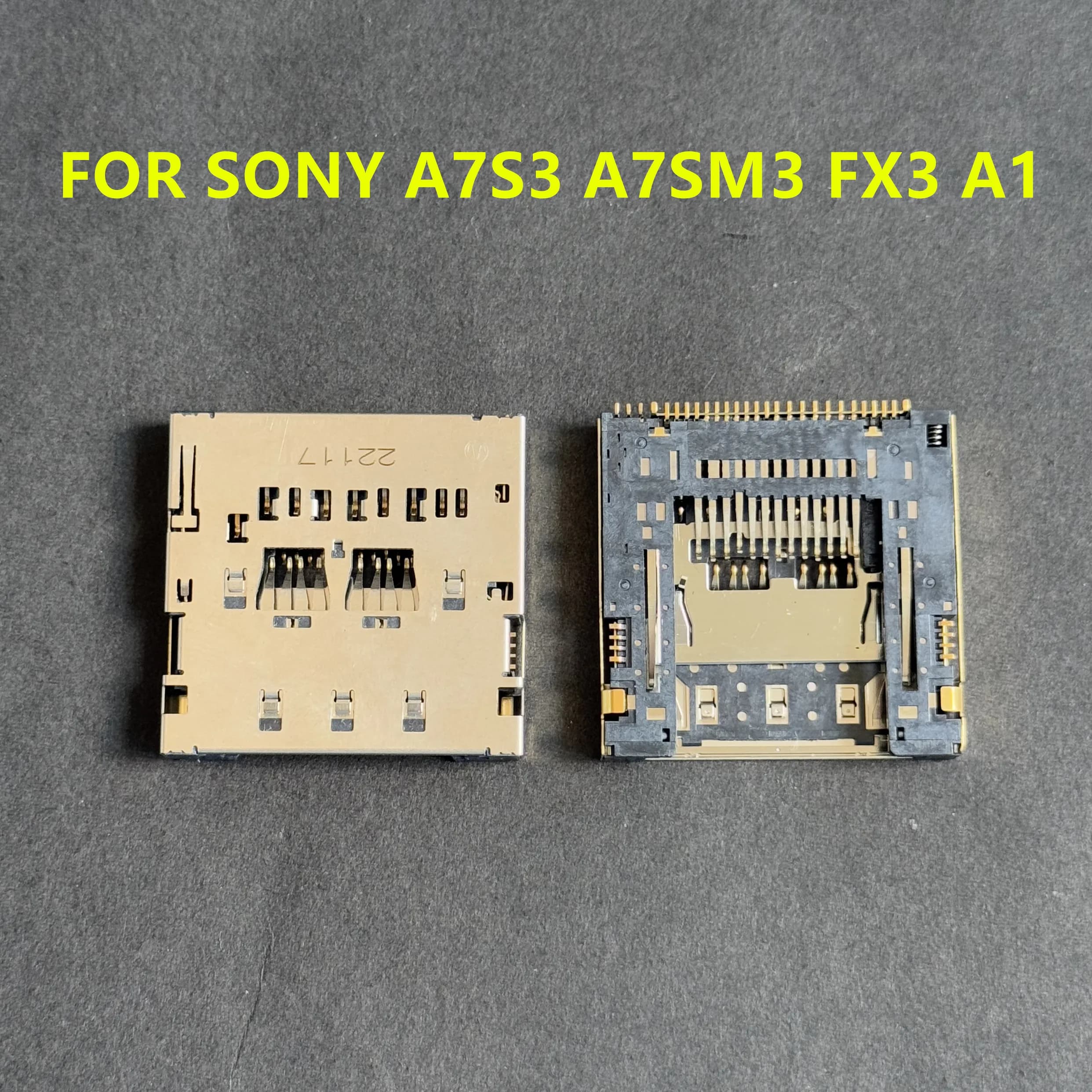 1PCS New SD Memory Card Slot Reader Holder for Sony ILCE-7M4 A7M4 A7 IV A1 A7S3 A7SIII A7SM3 FX3 CFA Camera Replacement Part