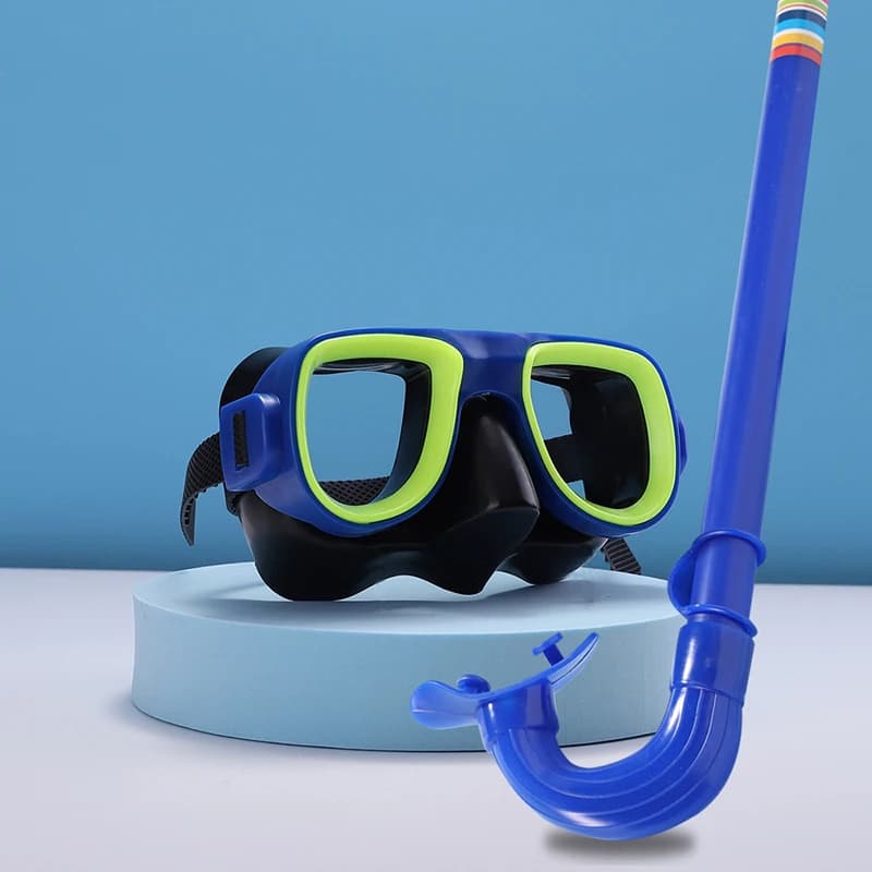 New Children Diving Goggles Snorkel Set Swimming Large Frame Snorkeling Equipment HD Diving GogglesAcc