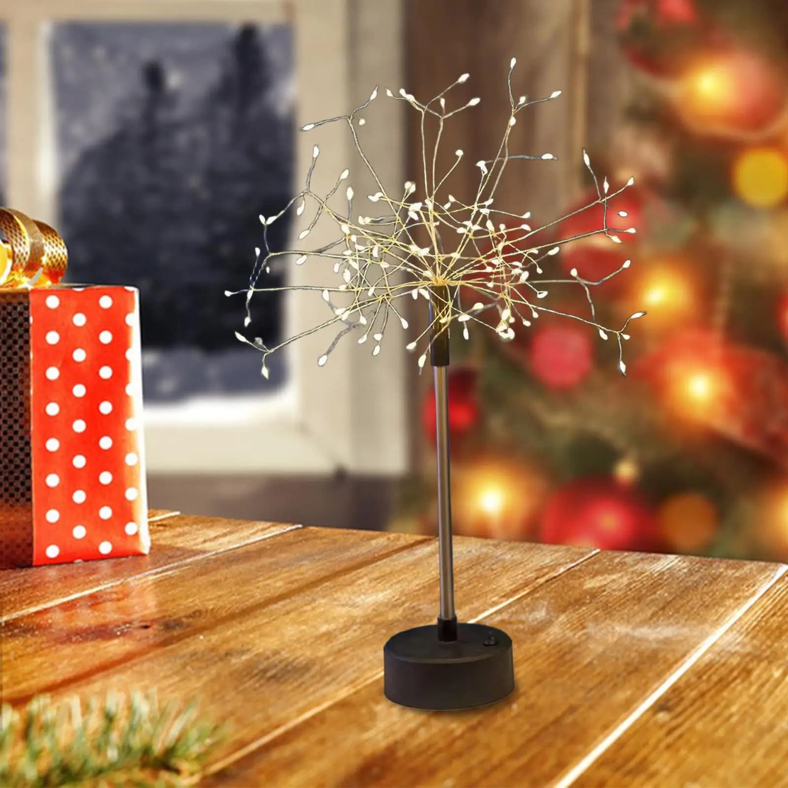 Lampada da Tavolo a Forma di Soffione, Illuminazione LED Floreale Elegante per Camera da Letto, Feste e Decorazioni d'Interni