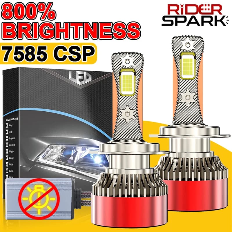 H7 H4 H11 Faro LED Ad Alta Potenza Canbus H1 H8 H9 H3 9005 HB3 9006 HB4 9012 HIR2 H16JP Turbo Lampada 6000K Auto Fendinebbia 12V 24V