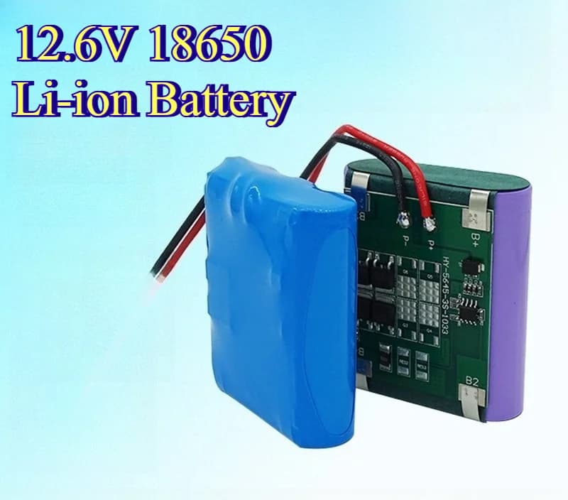 12.6 V 18650 High Power Lithium Ion Battery for Floor Sweat Detector with Vacuum Massage Gun - 3S Configuration