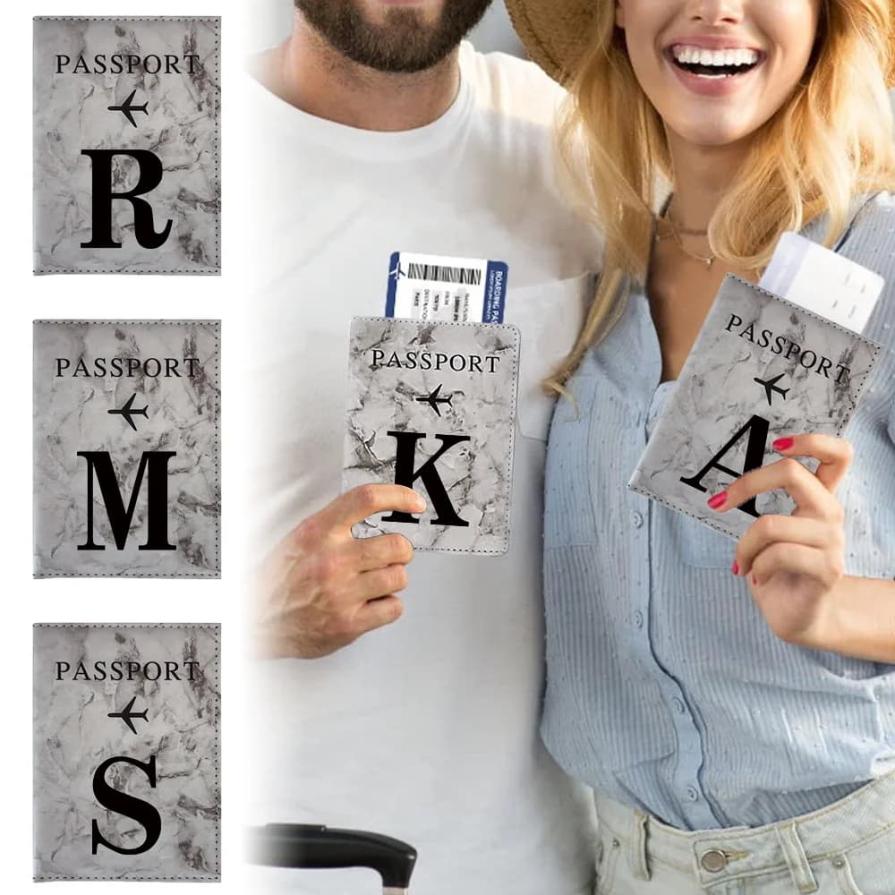 Porta passaporto Porta biglietti aerei Accessori da viaggio unisex Borsa porta passaporto portatile per carte di credito Serie nera