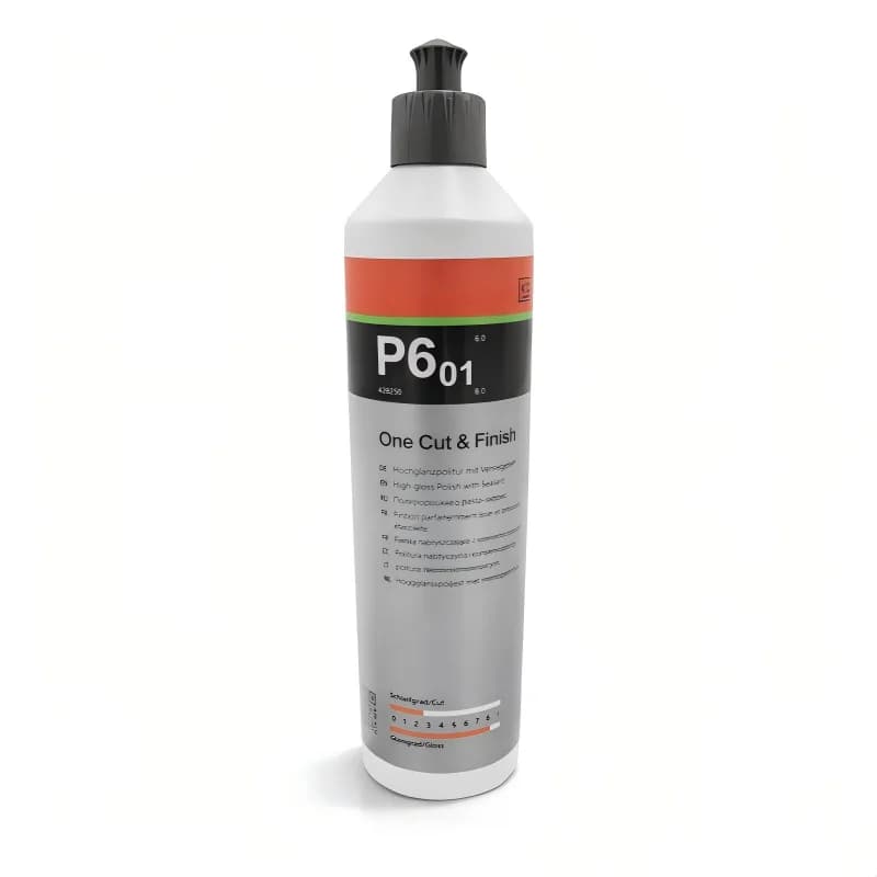 P6.01 One Cut & Finish polish compound 250ml– High-Gloss Car Polish for Professional Shine & Smooth Finish