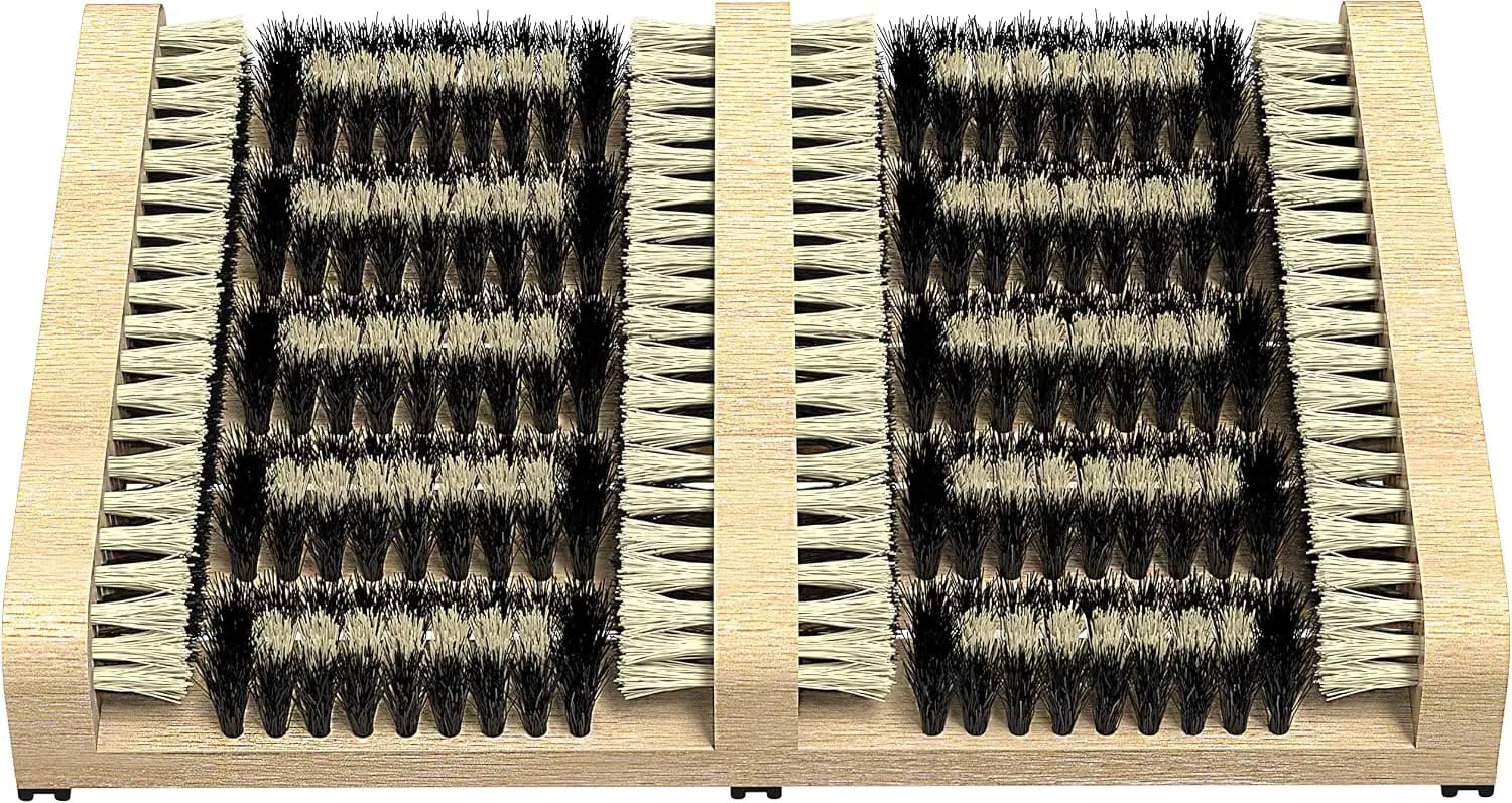 Boot Scrubber Shoe Brush for Snow Mud Sand - Outdoor Boot Cleaner Door Mat
