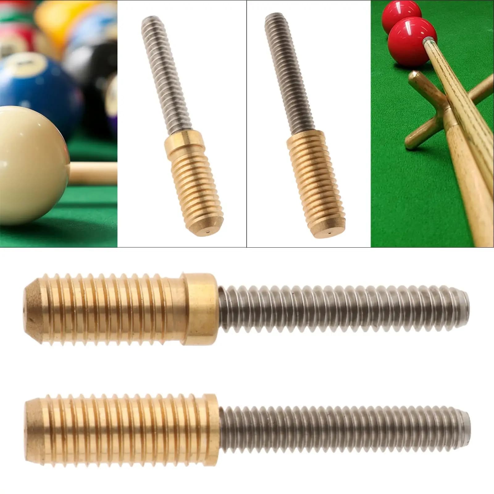 Vite di collegamento per stecca da biliardo, facile da usare, parte di montaggio per asta, per set di accessori per stecca da biliardo
