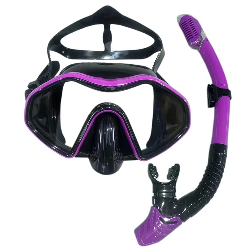 QYQ Professional diving masks Snorkeling set Silicone skirt for adults Eyewear Pool equipment