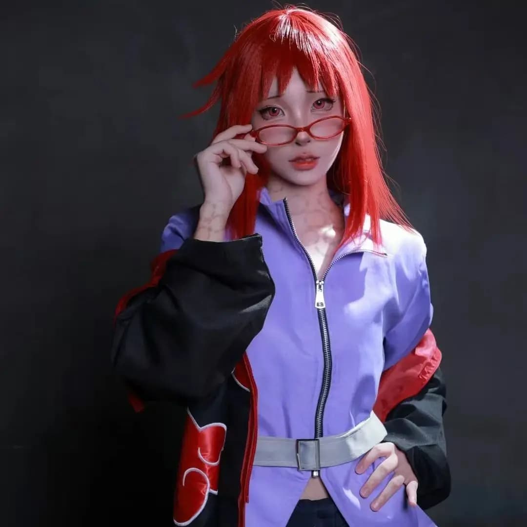 Karin-Inspired Full Cosplay Costume Set, Anime Cosplay Outfit