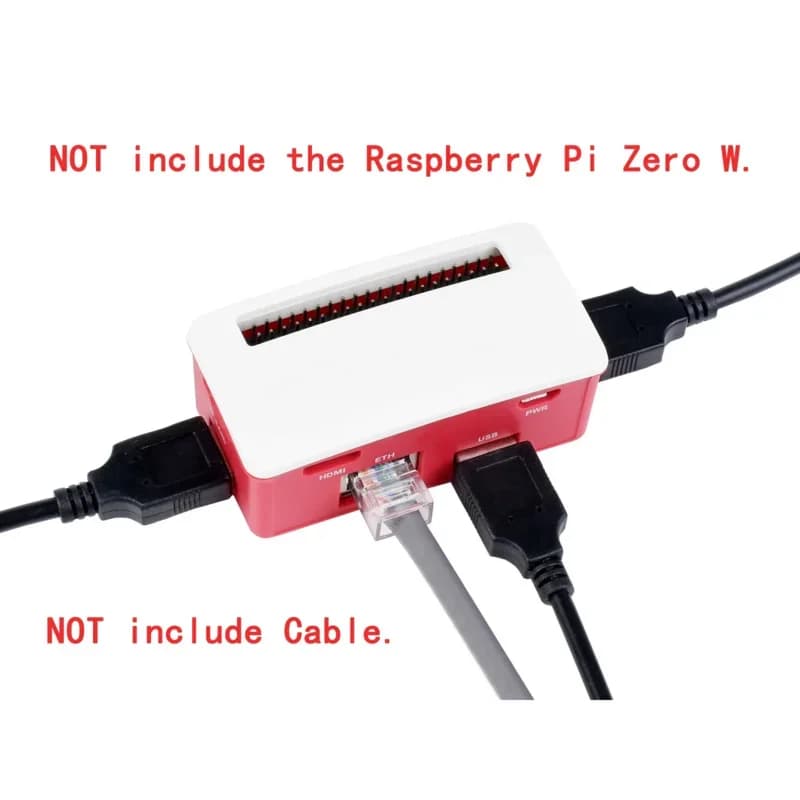 USB Ethernet expansion card HUB HAS RJ45 Module BOX Starter Kit for RPI 0W Raspberry Pi Zero 2 W2 WH with