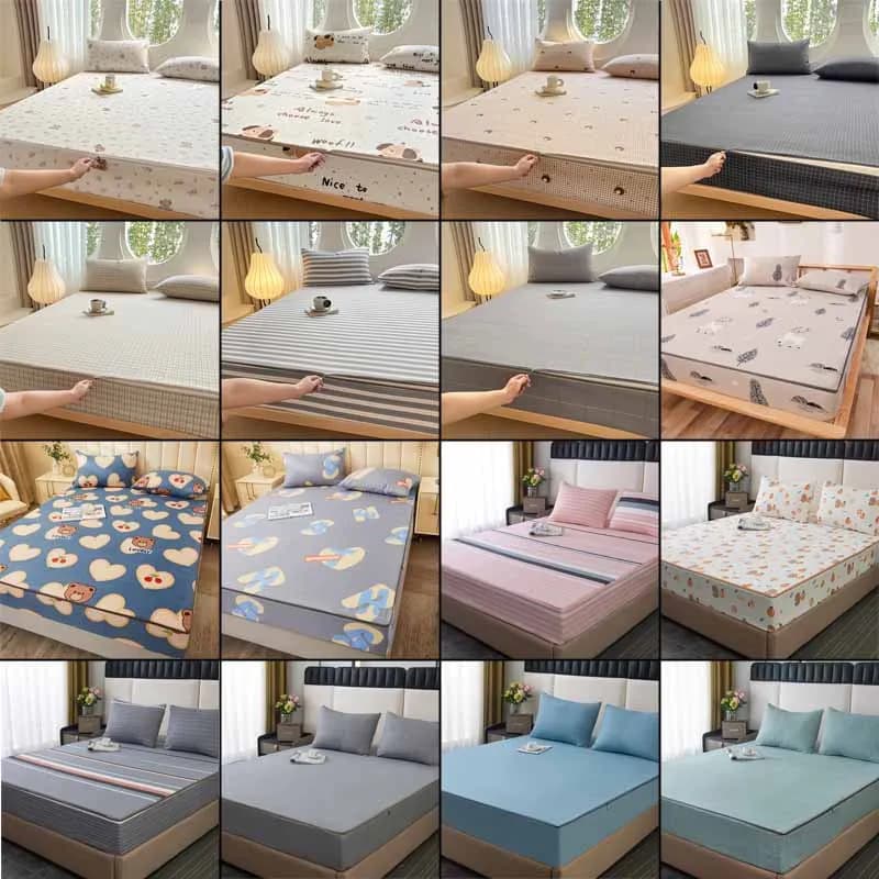 6-sided zippered coprimaterasso all-inclusive Queen Sheet with custom quilted corners Easy disassembled