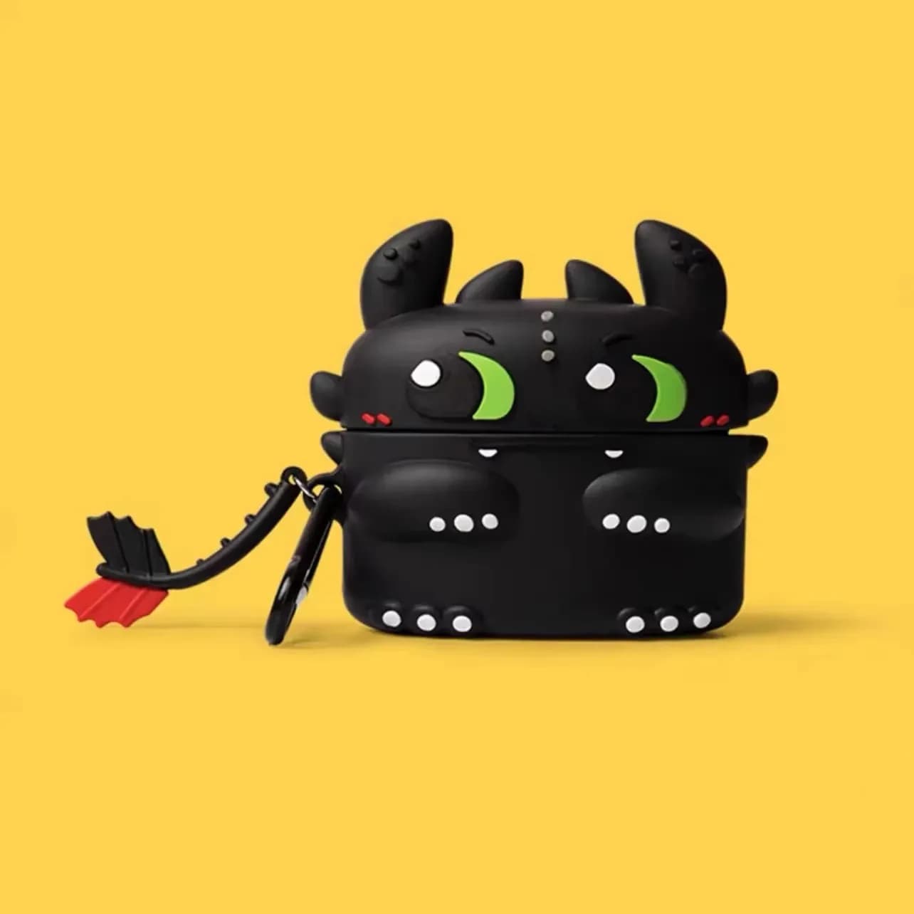 Black Dragon For Airpods 1 2 3 4 Pro Pro 2 Pro 3 Cute Silicone Earphone Case Accessories Cover