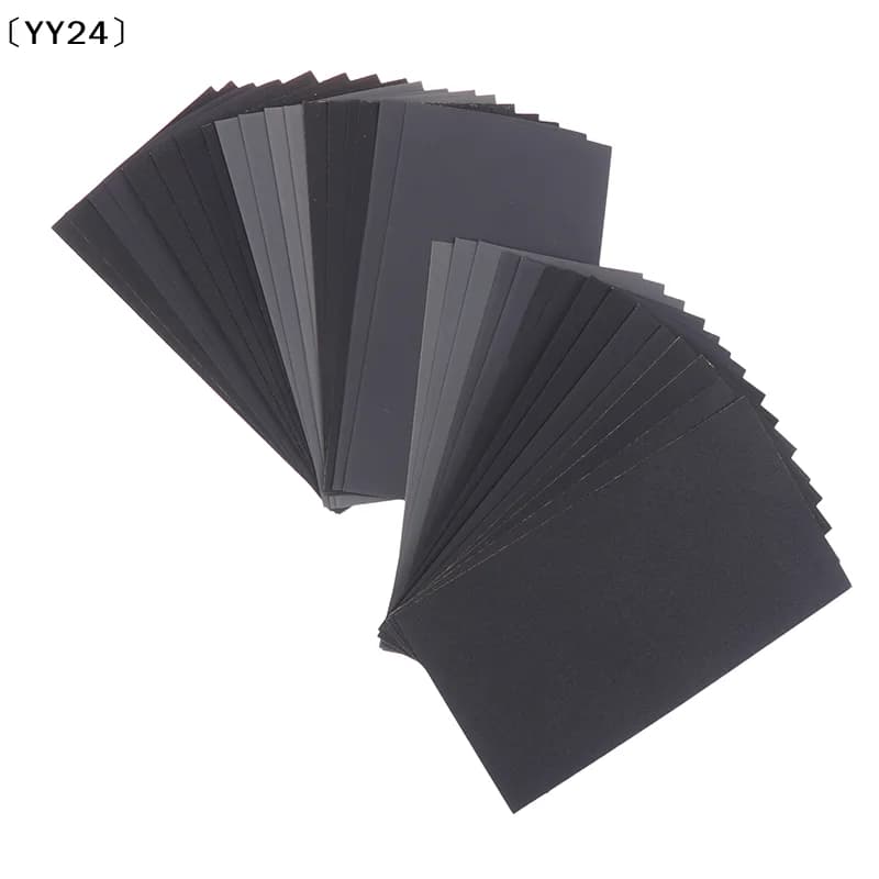 Kit di carta vetrata da 15/18 pezzi, carta abrasiva per levigatura a umido/a secco, strumenti per lucidatura abrasiva, grana 400/600/800/1000/1200/15002000/2500/3000 〔YY24〕