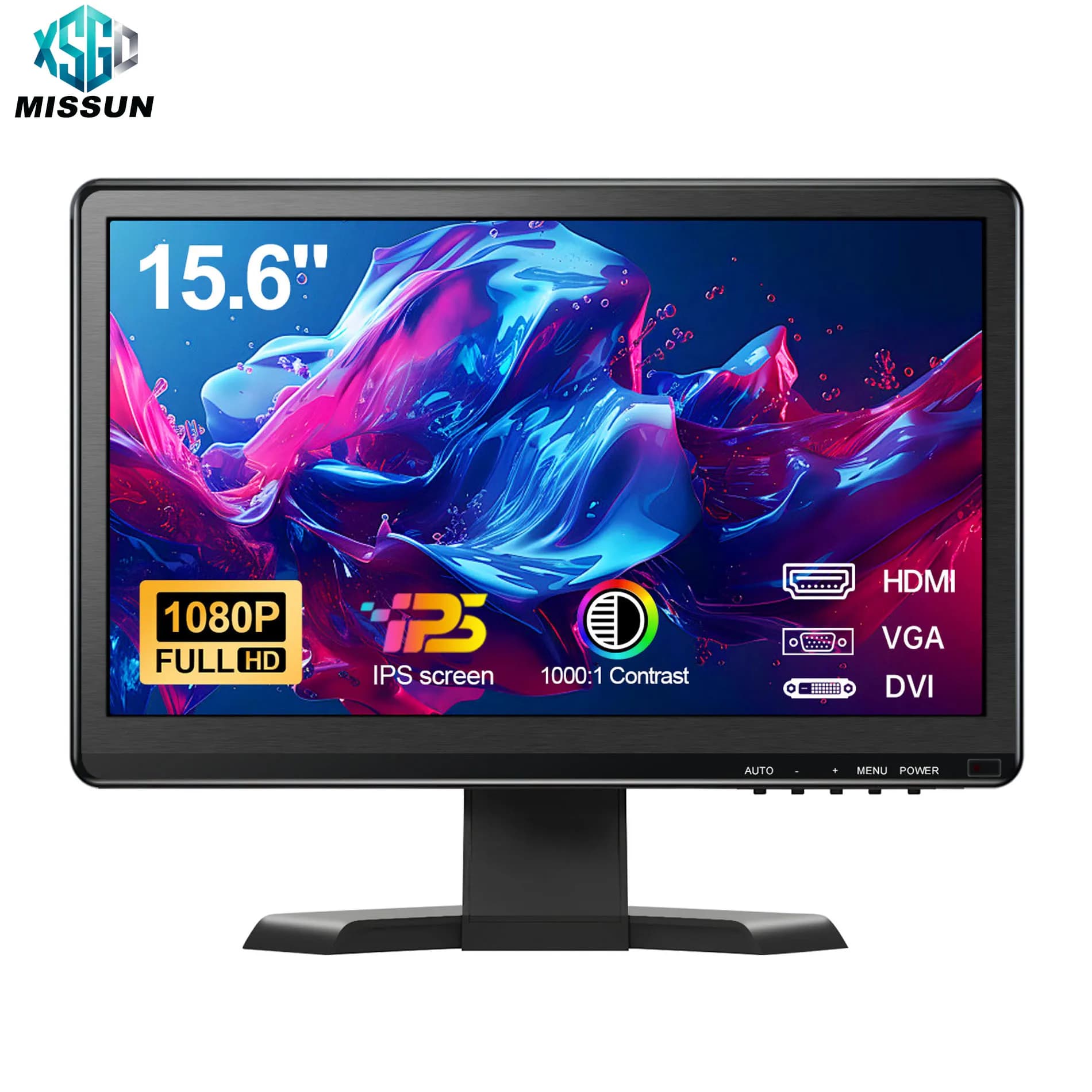 Monitor Portatile HOWENS 15.6 Pollici 1920x1080P, Display Esteso HD IPS LCD con Supporto Penhole VESA, USBC, Mini HDMI, Schermo Mobile