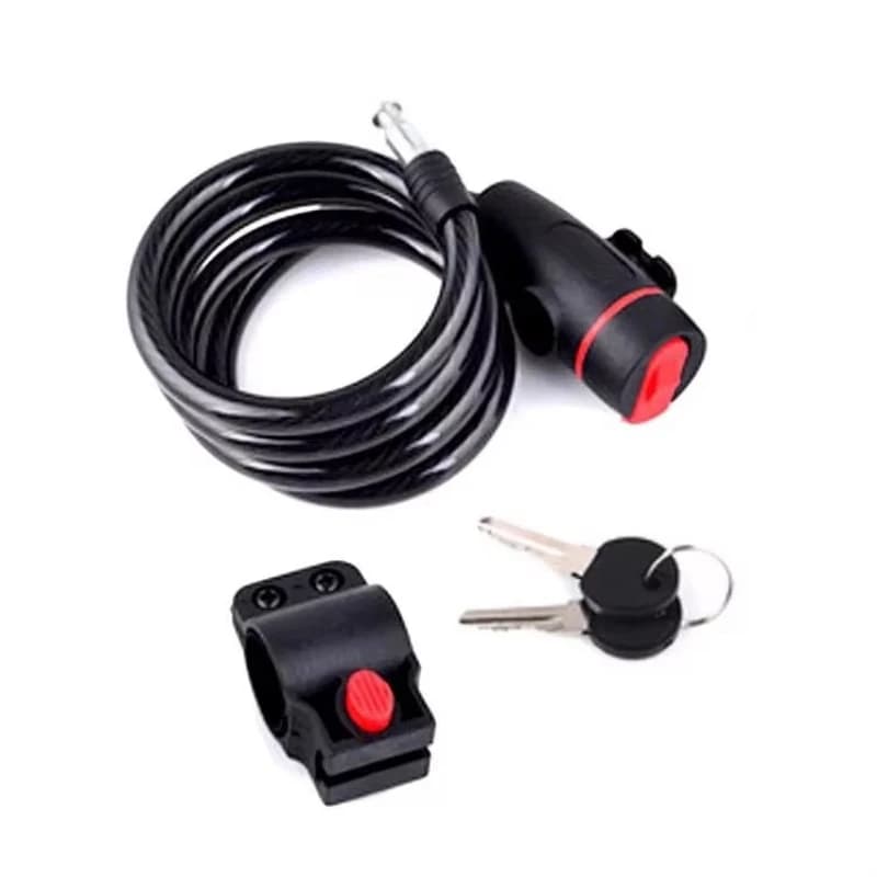 Mtb Road Bike Anti-theft Bike Bicycle Padlock Steel Wire Chain Bike Helmet Safety Bike Scooter Electric Bike Pad