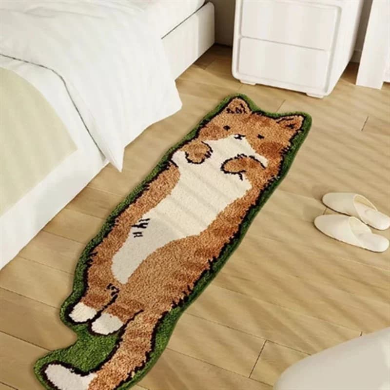 Long non-slip mat Soft and soft bedside tables for bedroom Nordic carpet for children's room cartoons Bathroom Living room Home decor