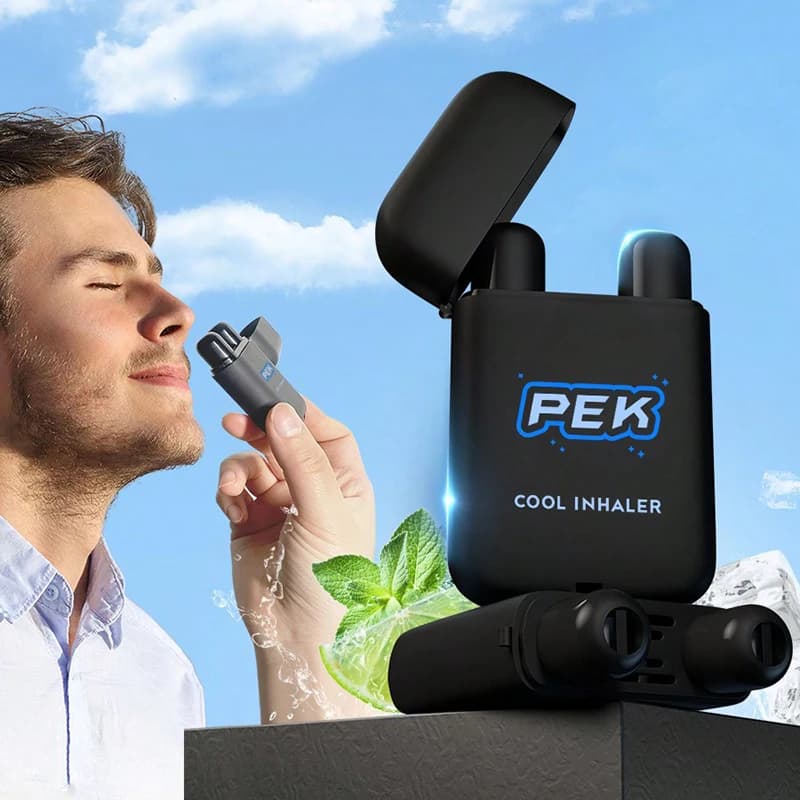 Stick Inalatore Nasale con Oli Essenziali Energizzanti, Gusti Menta, Mango, Ribes Nero, Anguria, Doppio Foro, Rinfrescante