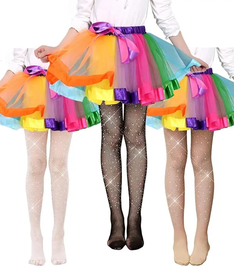 Collant per ragazze Collant scintillanti per bambini Collant a vita alta Calze a rete con strass Collant per bambini Ragazza Leggings per bambini Ragazze