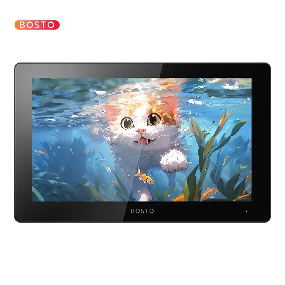 Bosto BT-16HD (2024) Tablet digitale portatile 16384 livelli Penna grafica sensibile alla pressione Display Touch Screen Disegno Monitor