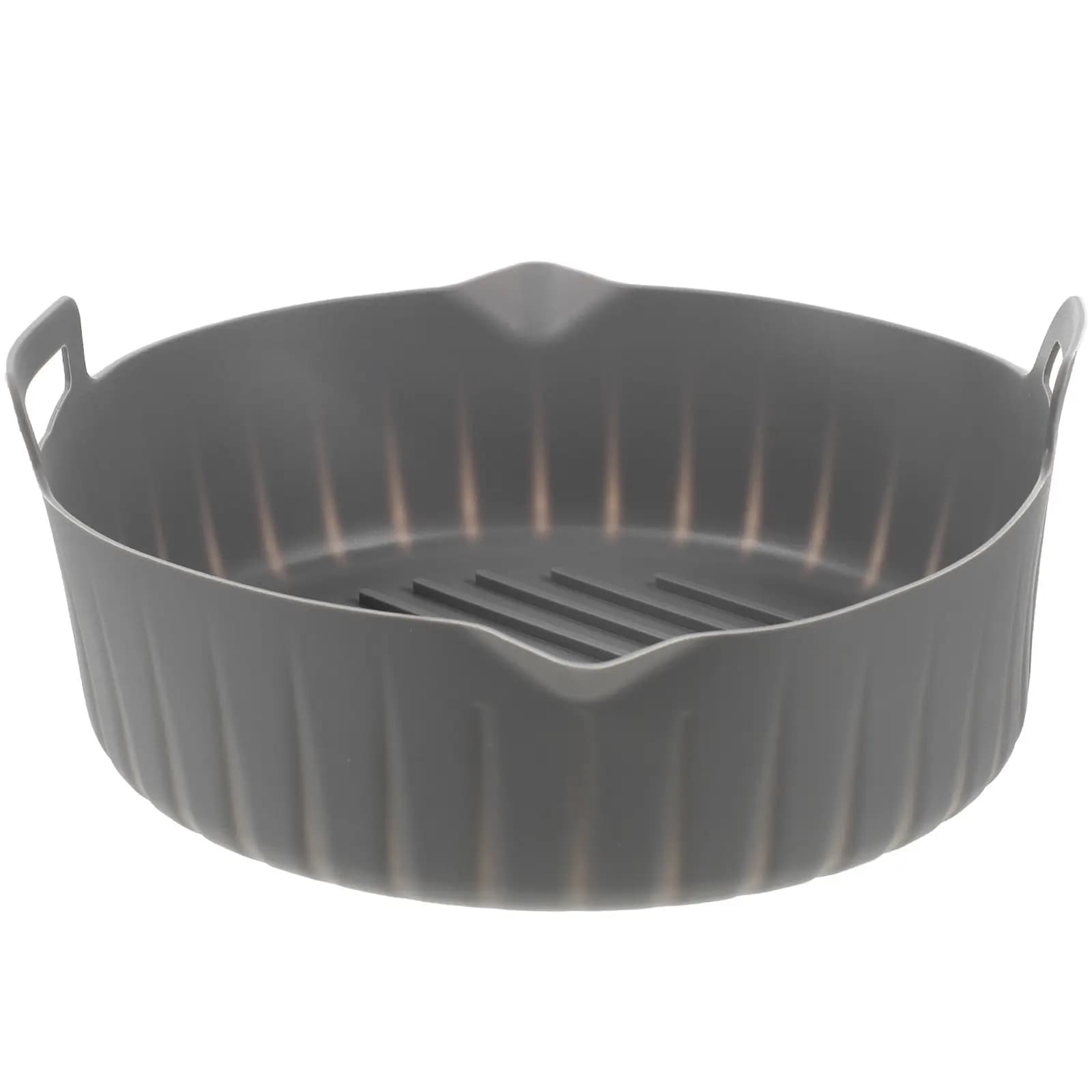 Rivestimento in Silicone per Friggitrice ad Aria, Rotondo, per Alimenti, Resistente al Calore, Antiaderente, Lavabile, Riutilizzabile, per Forno e Microonde