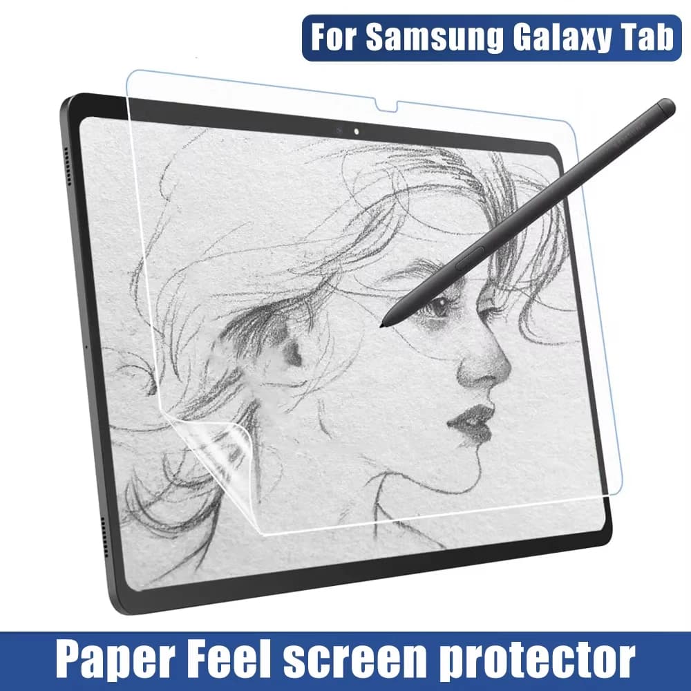 Per Samsung tab Paper Feel Per Samsung A9 Plus A8 A7 A9 8.7 A7Lite Tab S10 FE S4 S6 S6 Lite S7 S8 S9 S10 2025 Protezione dello schermo