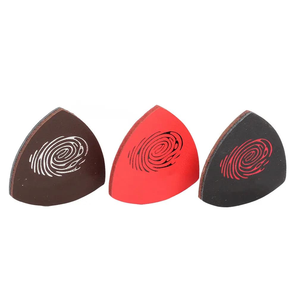 Set di 3 Plettri Premium per Chitarra, Dettagliati e Professionali, per Ukulele e Strumenti Musicali