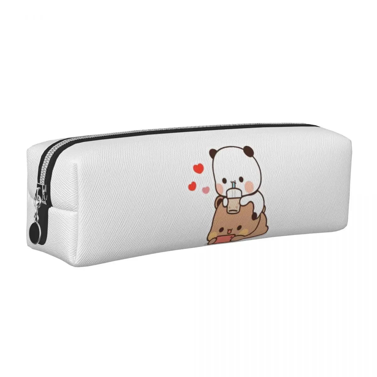 Simpatico Bubu Dudu Godendo il tempo Astuccio per matite Panda Bear Astuccio per penne per borsa per studenti Studenti Scuola di cancelleria cosmetica
