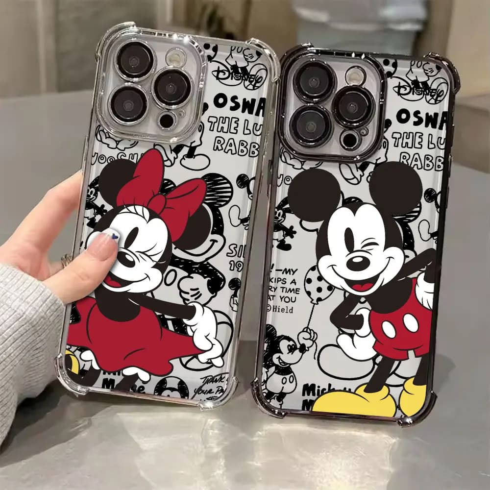 Divertente custodia per telefono Disney Mickey Mouse per Xiaomi Poco X8 Pro Max Cases X5 X6 X7 F4 F5 F7 Pro F8 Ultra M7 X8Pro Cover morbida in silicone