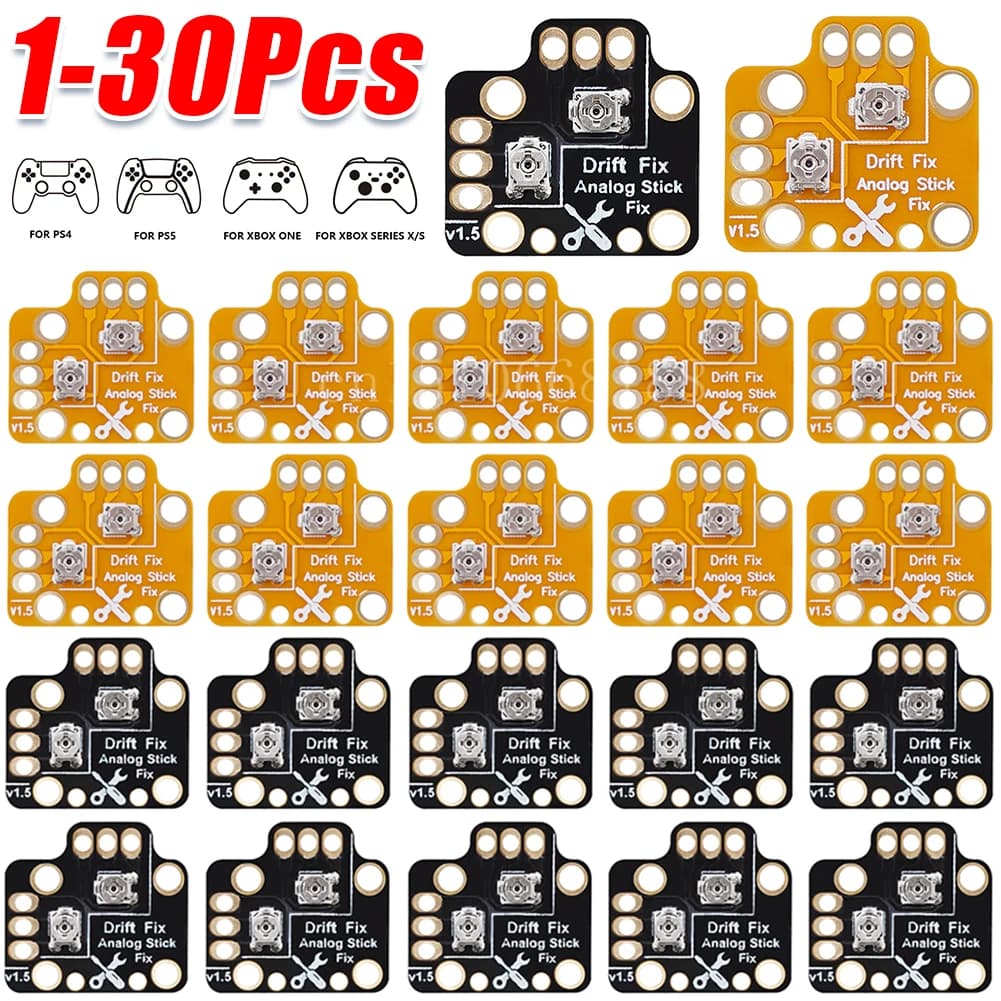 1-30Pcs Gamepad Joystick Drift Repair Board Module per PS4 PS5 Xbox One Controller universale Analog Thumb Stick Drift Fix Mod