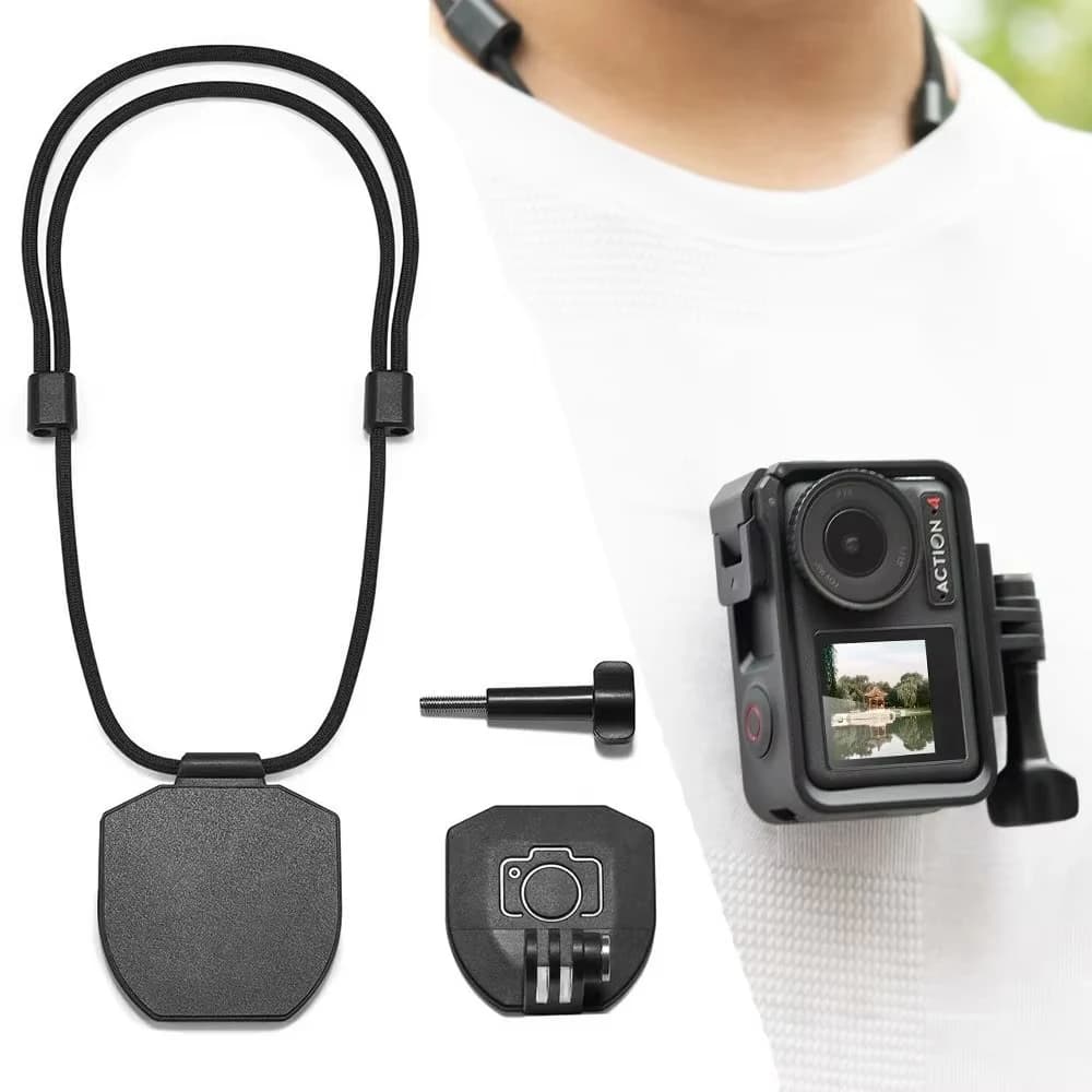 Universal Magnetic Corset for Action Camera DJI Action 6/5Pro/4/Pocket3/Insta360 X5 X4, Quick and Stable Magnetic Clasp Strap